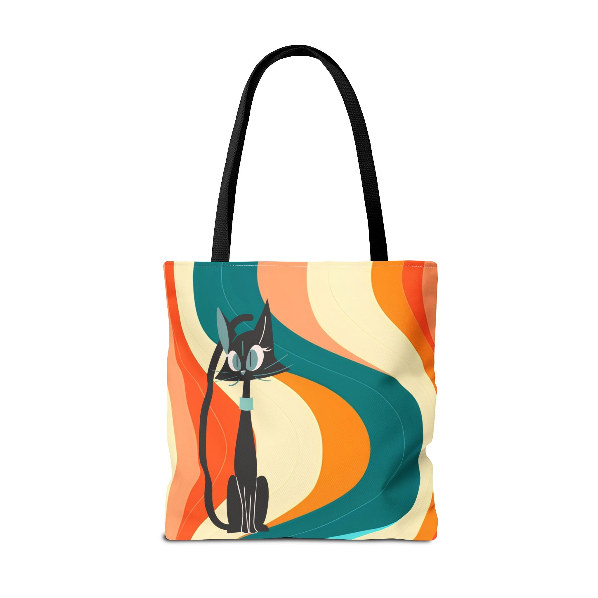 Atomic Cat Mid Mod Groovy Tote Bag - Mid Century Modern Gal