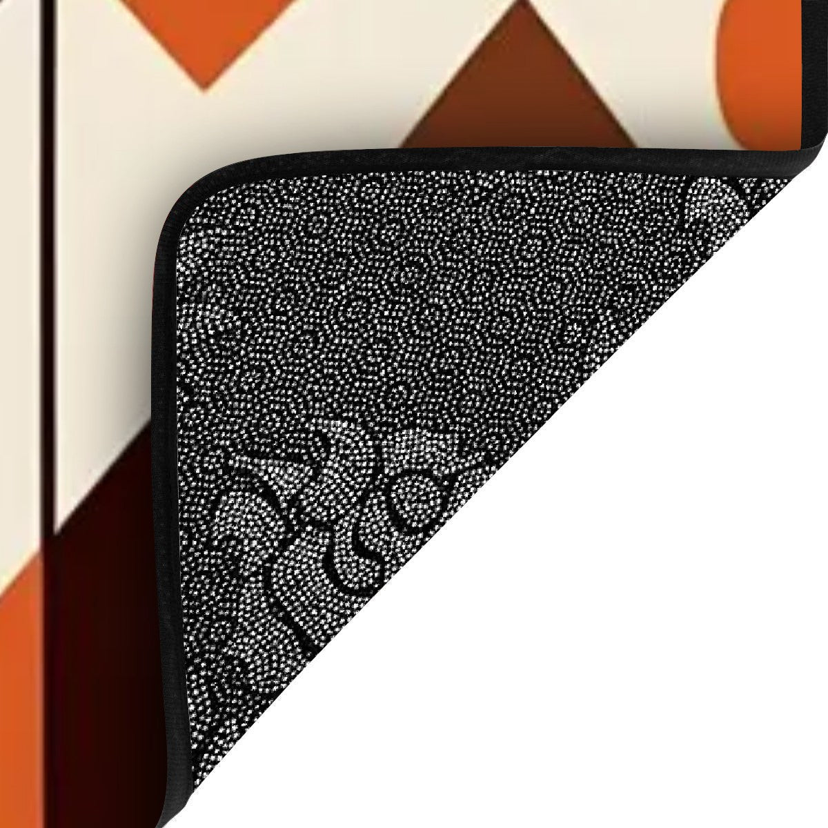 Mid Century Modern Orange Brown Retro Mod Groovy Non Slip Carpet for Stairs Treads - Mid Century Modern Gal