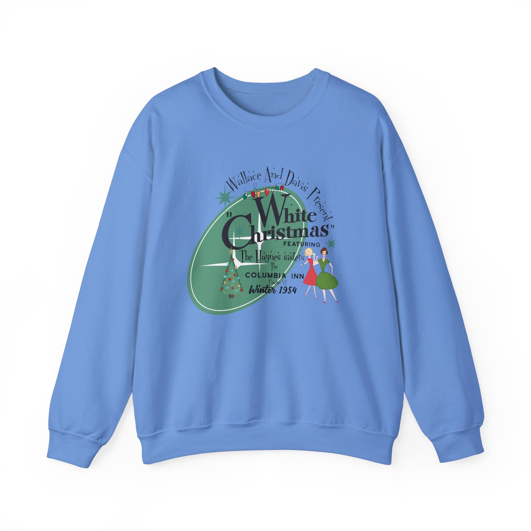 Wallace And Davis 1950s Themed Family Christmas Photo Sweatshirts, Festive Holiday Wear - Mid Century Modern Gal