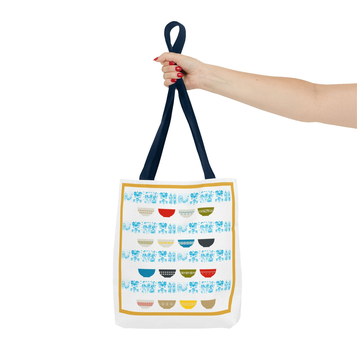 Pyrex Collector, Vintage Pyrex Lover, Kitschy Mod Everyday Tote Bag