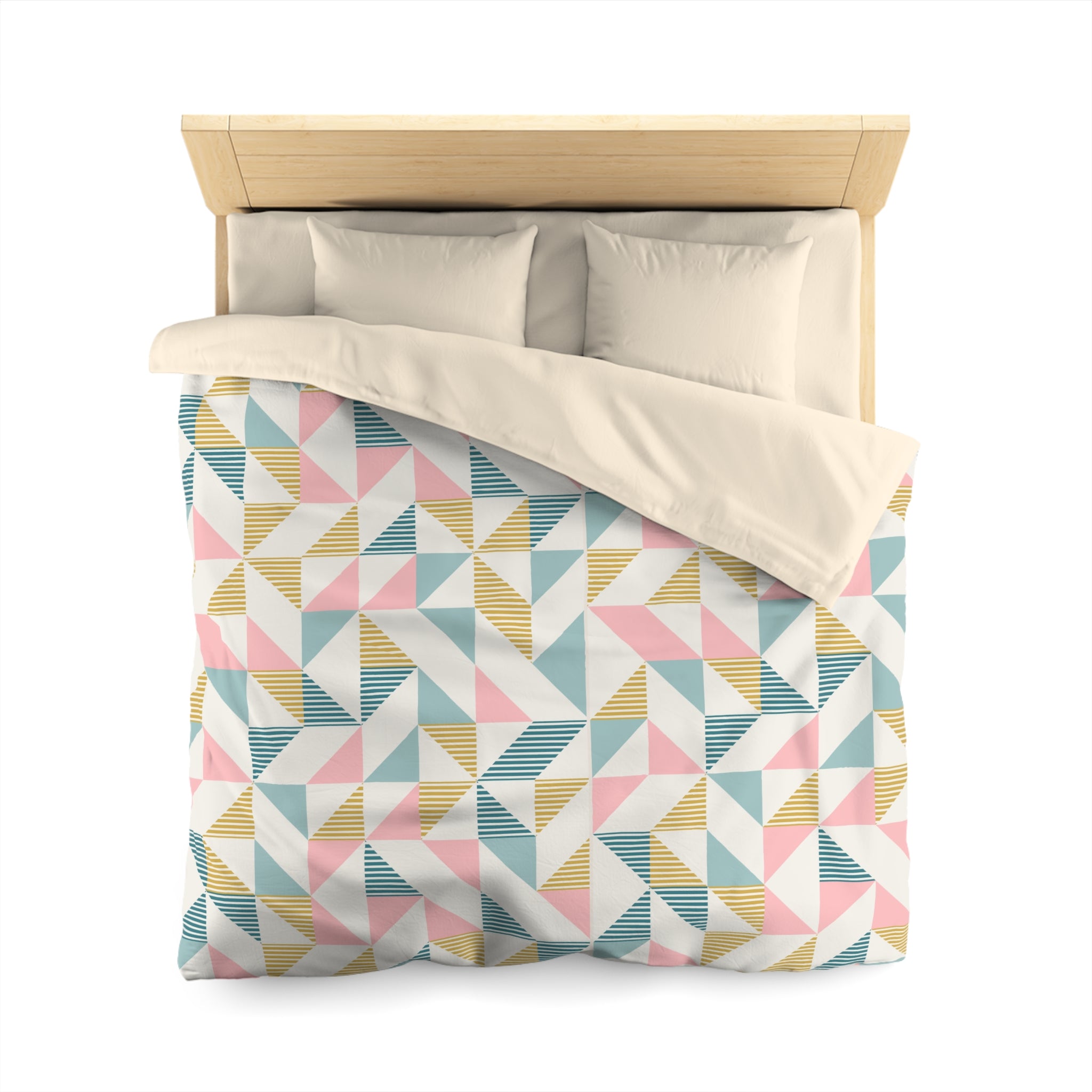 Mid Century Modern Geometric Retro Duvet Cover - Modern and Colorful Bedding - Mid Century Modern Gal