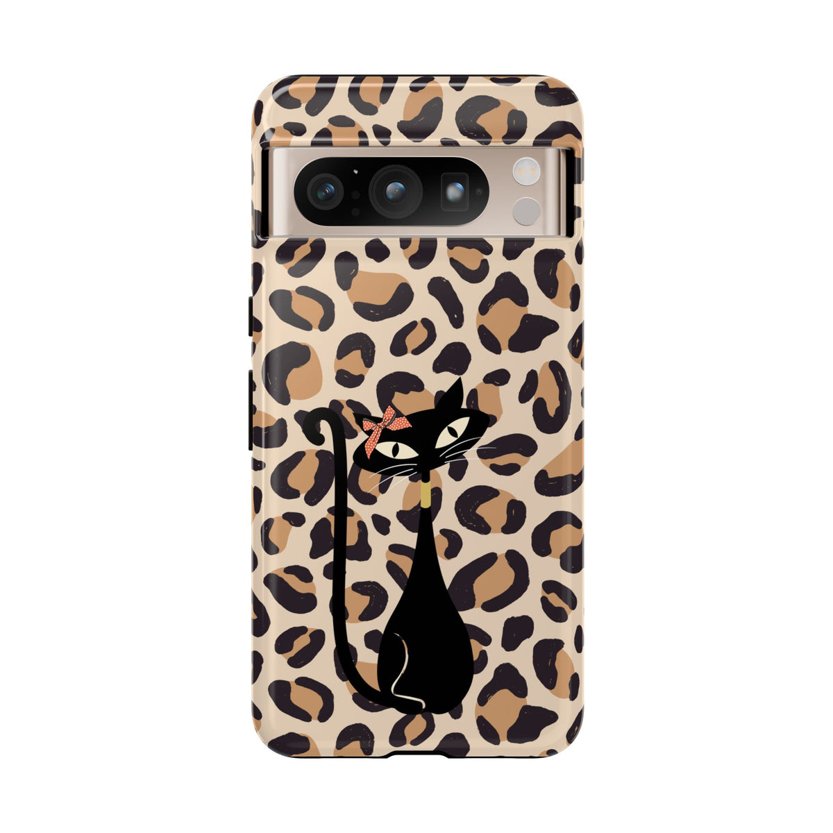 Mid Century Modern 50s Leopard Print, Atomic Cat, Mid Mod Tough Cases - Mid Century Modern Gal