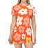 Retro Flower Power, 70s Floral Print T-Shirt Dress - Summer Vibes for Casual Outings - Mid Century Modern Gal