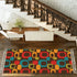 Mid Century Modern Chocolate Brown, Groovy Mod Runner Rug with Tassels - Mid Century Modern Gal