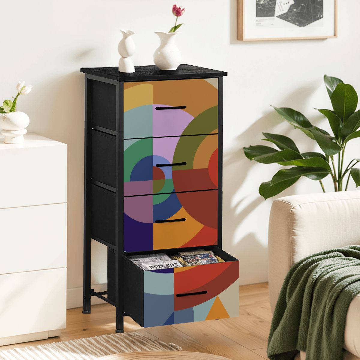 Mid Century Modern Bauhaus Designed 4-Drawer Dresser - Mid Century Modern Gal