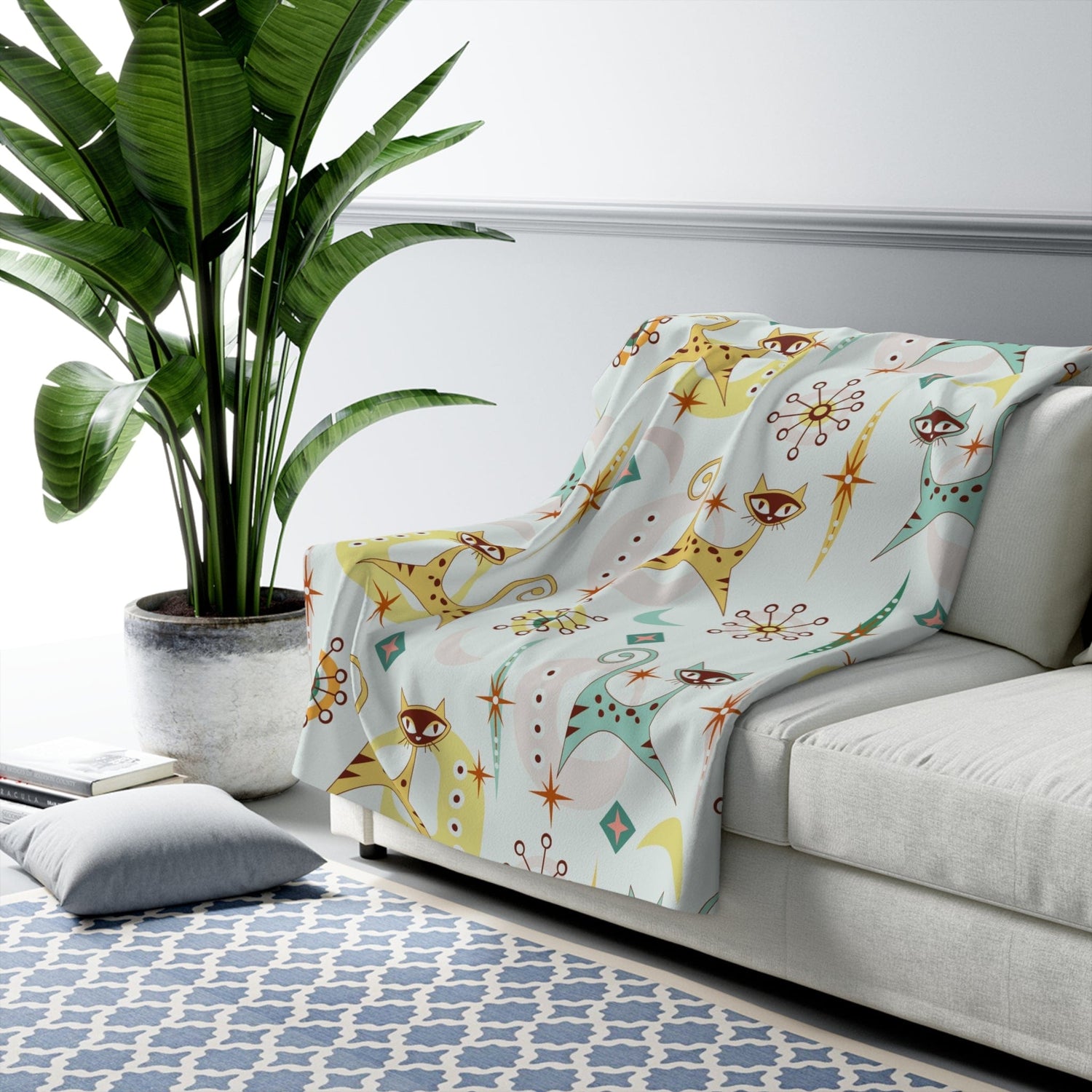 Atomic Cat Designs, Winter White, Aqua Blue, Tiger Yellow, Starburst, Boomerang 50&