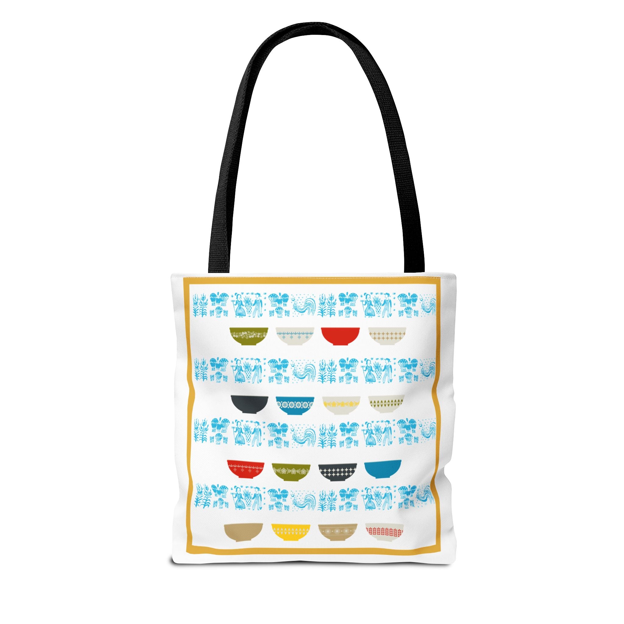 Pyrex Collector, Vintage Pyrex Lover, Kitschy Mod Everyday Tote Bag - Mid Century Modern Gal