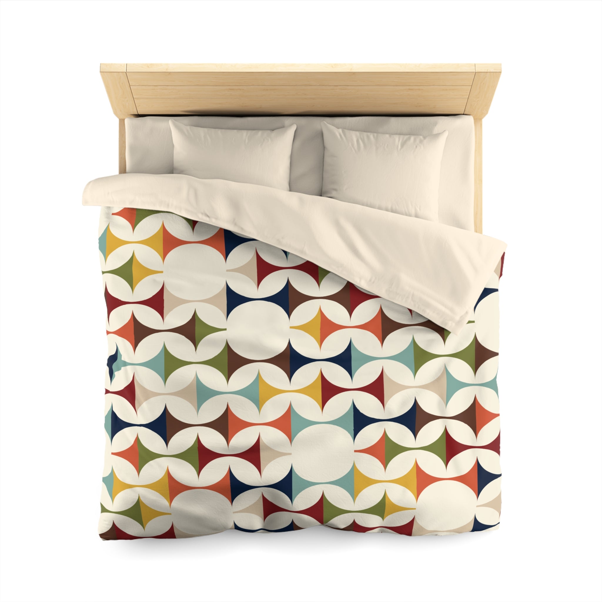 Scandinavian Modern Danish, Mid Century Modern Geometric Duvet Cover - Mid Century Modern Gal