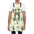 Mid Century Modern Dapper Dude, Cocktail MCM Barware Apron - Mid Century Modern Gal