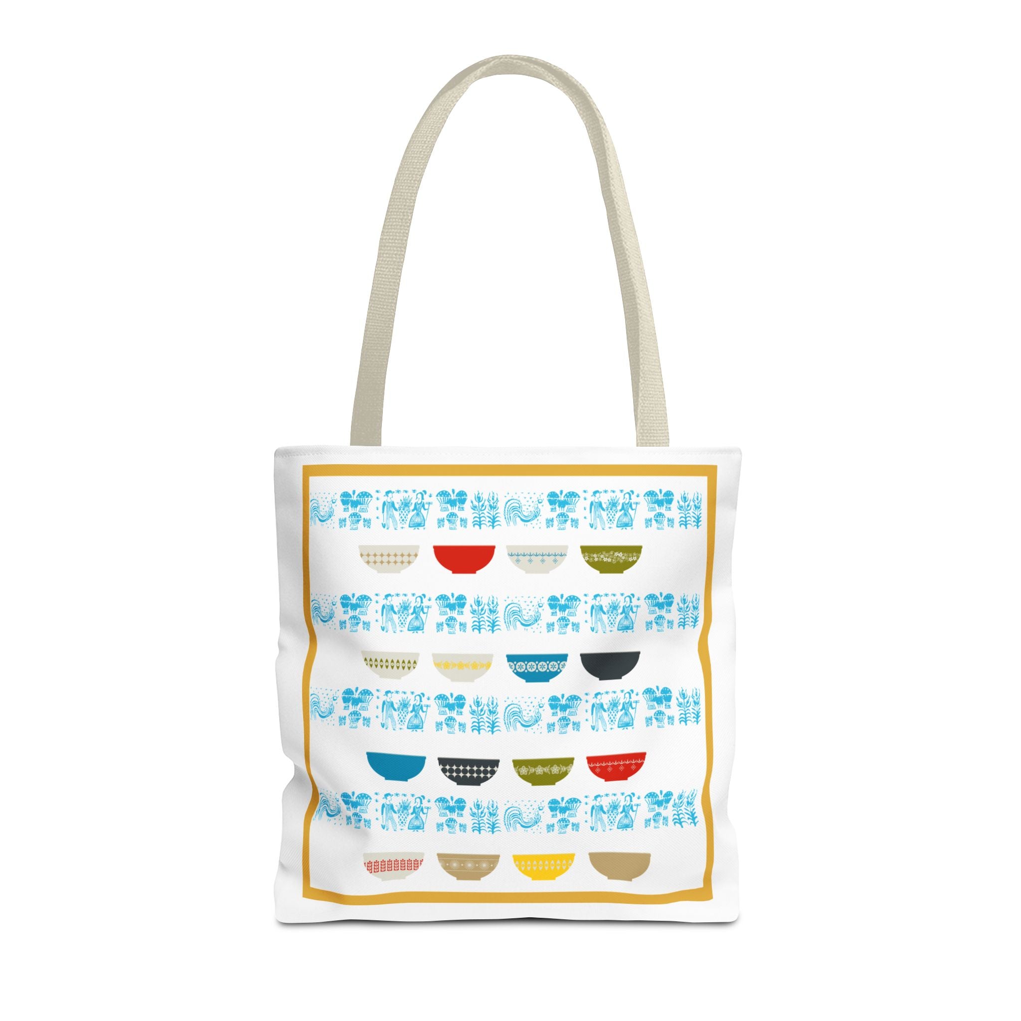 Pyrex Collector, Vintage Pyrex Lover, Kitschy Mod Everyday Tote Bag - Mid Century Modern Gal