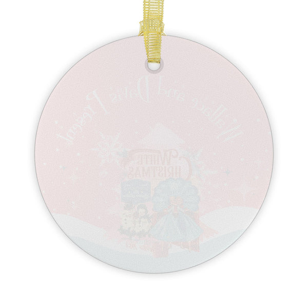 Wallace And Davis Sisters Sisters Christmas Vintage Christmas Glass Ornaments - Holiday Decor with White Christmas Theme