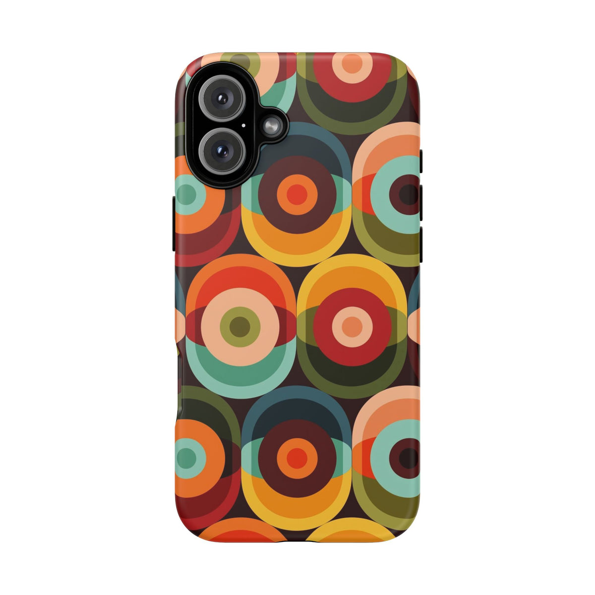 Retro Groovy Space Orb, Funky Fun Tough Phone Case