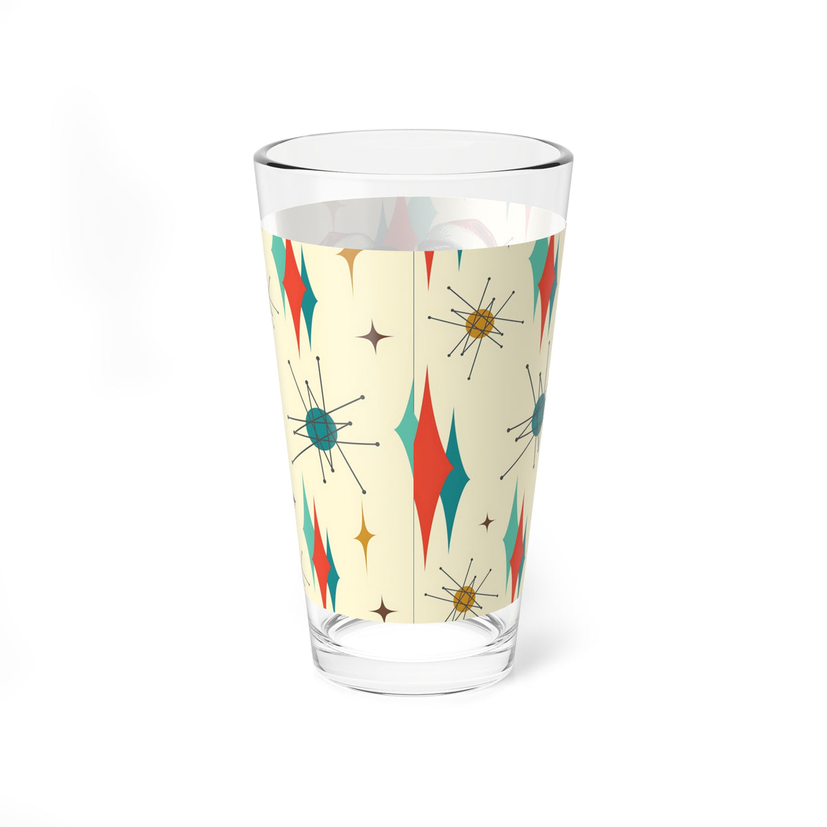 Retro Vintage Franciscan Diamond 50s Kitschy Christmas Spirits Glassware - Mid Century Modern Gal