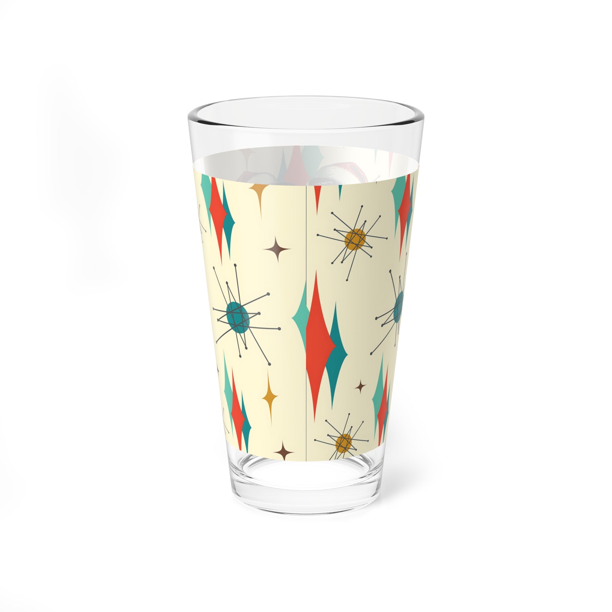 Retro Vintage Franciscan Diamond 50s Kitschy Christmas Spirits Glassware - Mid Century Modern Gal