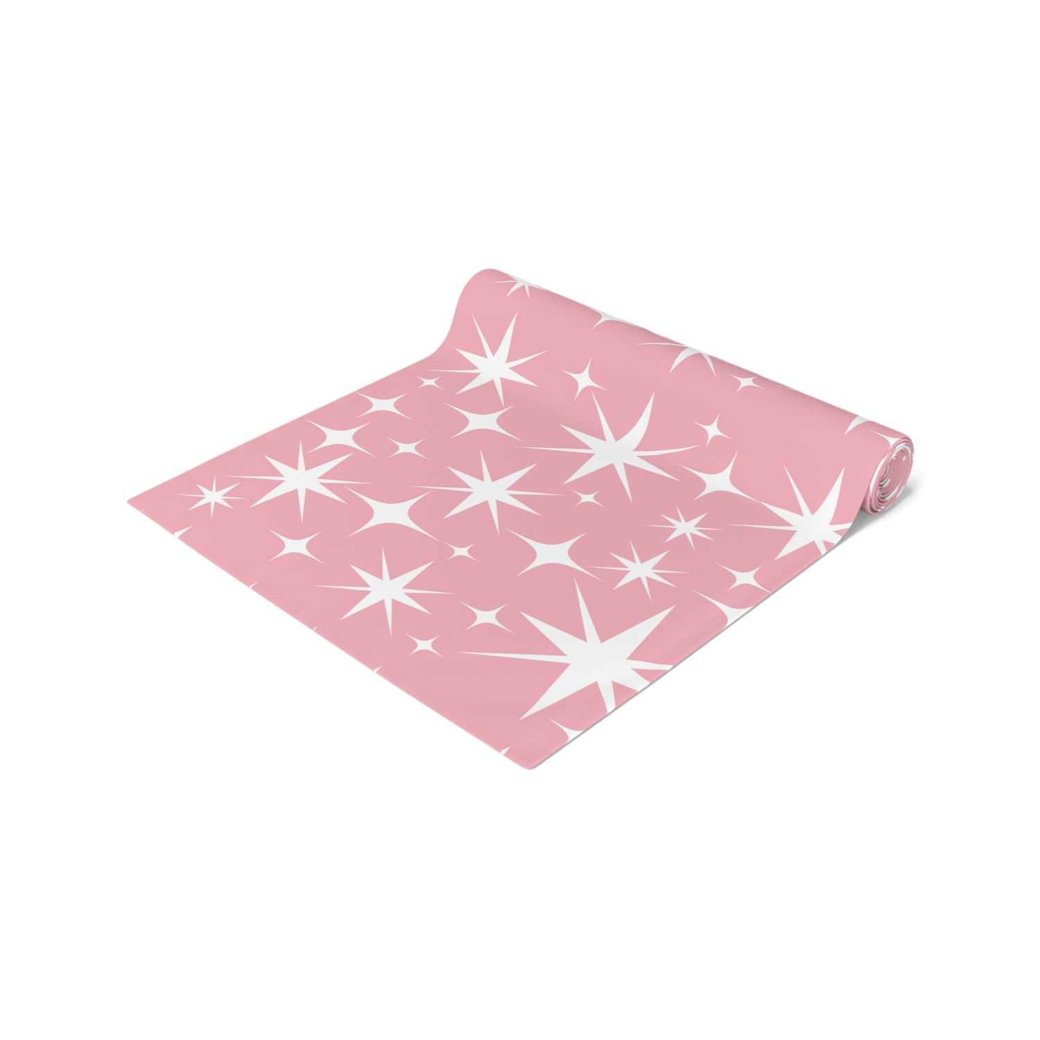 Atomic 50s Pink Starburst Mid Century Modern Table Runner - Mid Century Modern Gal