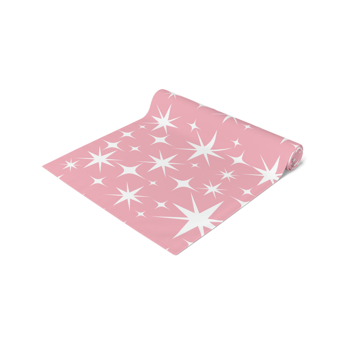 Atomic 50s Pink Starburst Mid Century Modern Table Runner - Mid Century Modern Gal