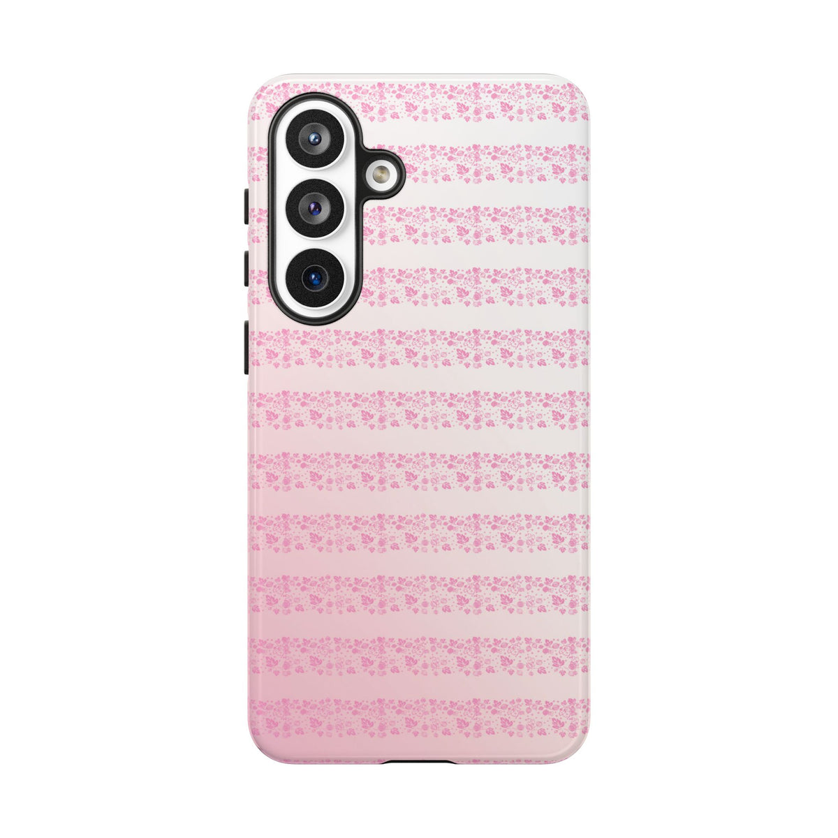 Pink Pyrex Gooseberry Striped Phone Case, Stylish Phone Cover, Tough Protective Case, Cute Cell Phone Case, Trending Gift for Her