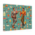 Atomic 50s Cocktail Art, Mid Century Modern Dapper Dudes, LGBTQ Unique Gifts, MCM Bar Art - Mid Century Modern Gal
