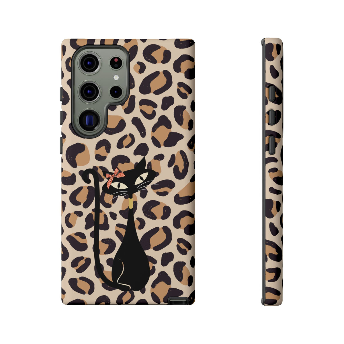 Mid Century Modern 50s Leopard Print, Atomic Cat, Mid Mod Tough Cases