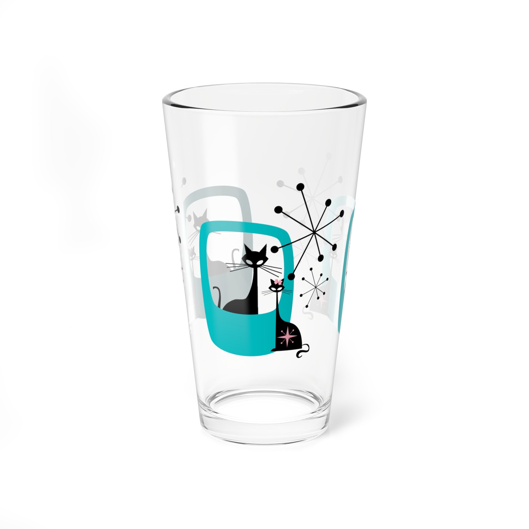 Atomic Cat Kitschy Mid Century Modern Retro Barware - Mid Century Modern Gal