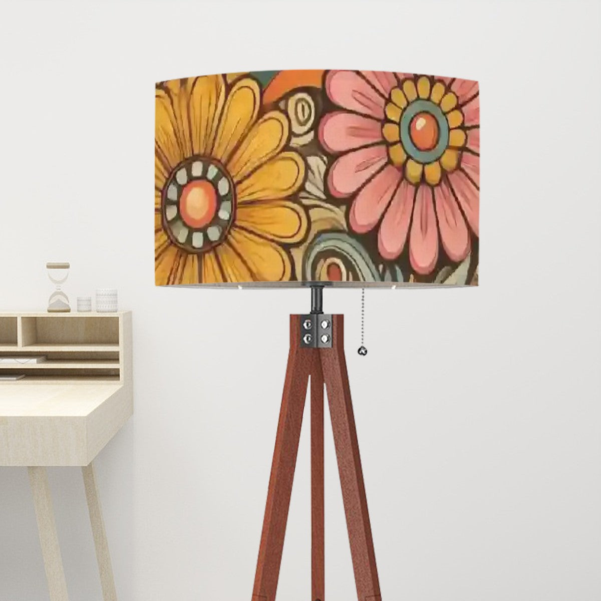 Vintage Floral Mid Century Modern Retro - Mid Century Modern Gal