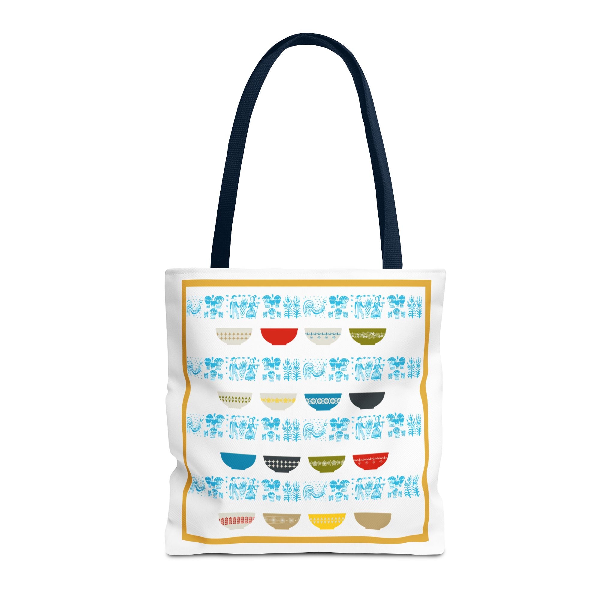 Pyrex Collector, Vintage Pyrex Lover, Kitschy Mod Everyday Tote Bag - Mid Century Modern Gal