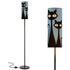 Atomic Cat Floor Lamp, Kitschy Fun Blue Boomerang Design Modern Floor Lamp - Mid Century Modern Gal