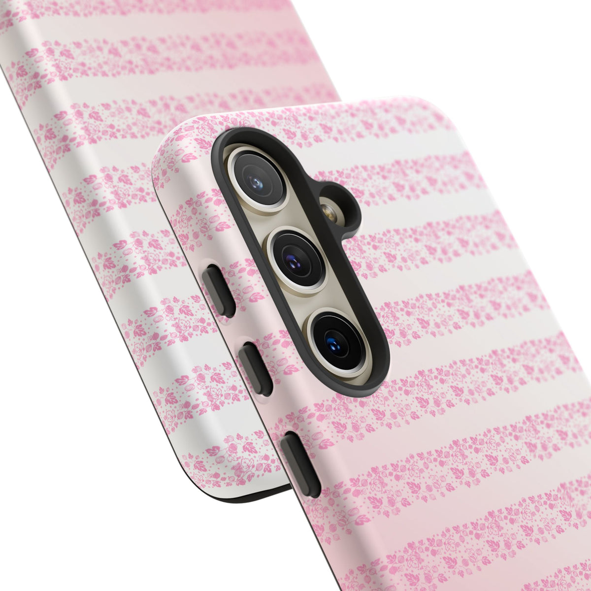Pink Pyrex Gooseberry Striped Phone Case, Stylish Phone Cover, Tough Protective Case, Cute Cell Phone Case, Trending Gift for Her