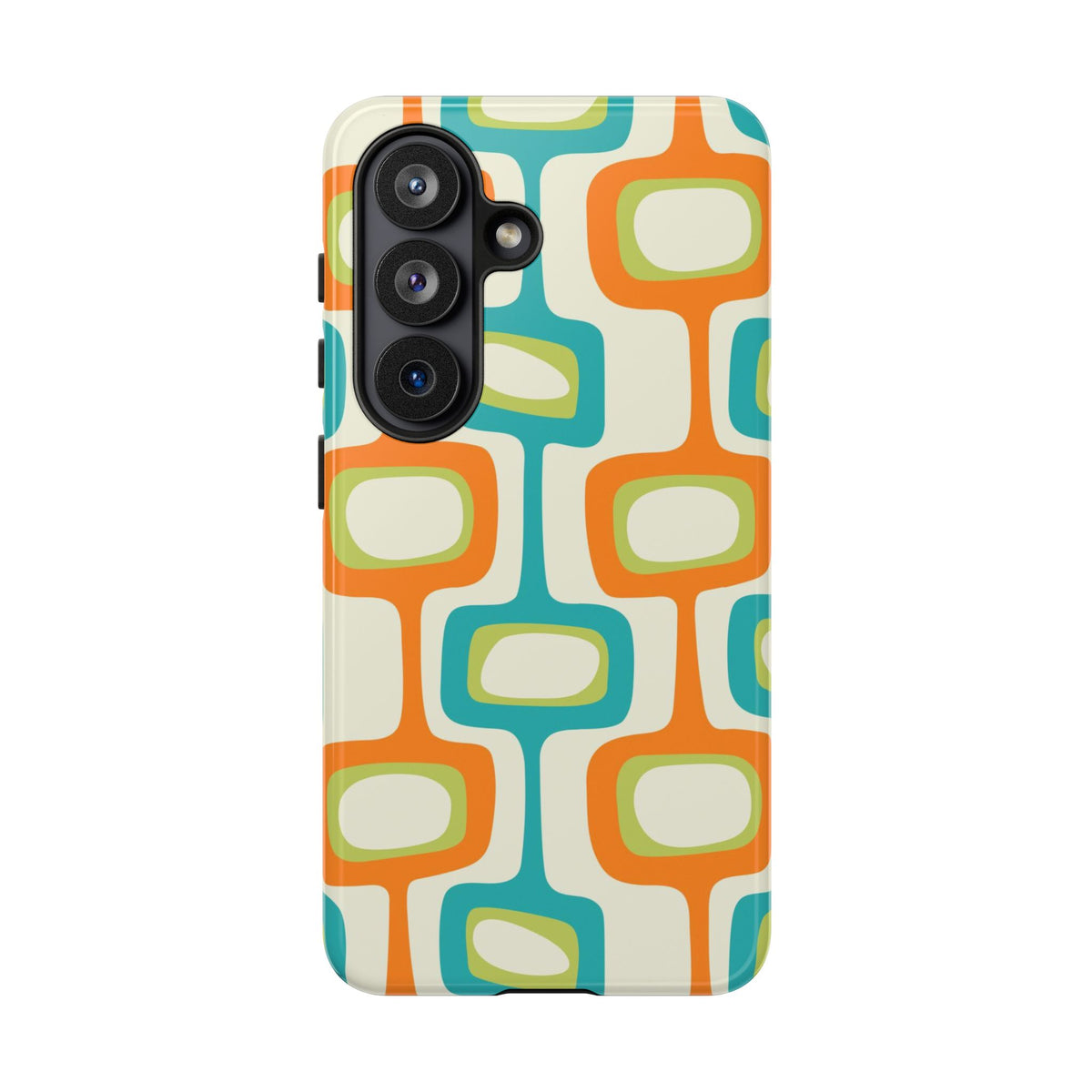 Mid Century Modern Groovy Googie Design, Colorful Smart Phone Tough Cases
