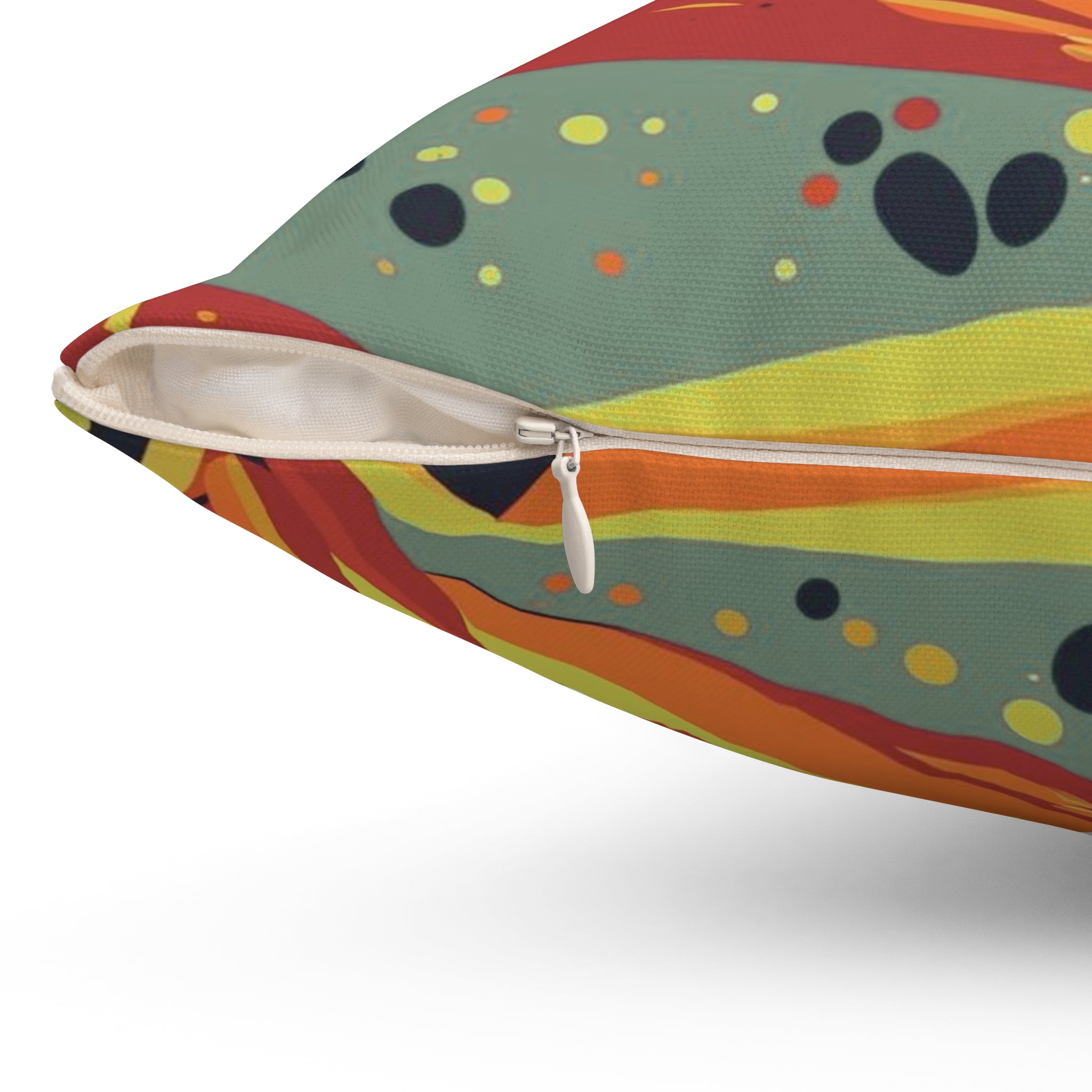 Atomic Cat Mod Home Kitschy Harvest Fall Seasonal Pillow And Insert - Mid Century Modern Gal
