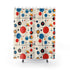 Mid Century Modern Bauhaus Red, Blue, Yellow Geometric Retro Style Shower Curtain - Mid Century Modern Gal