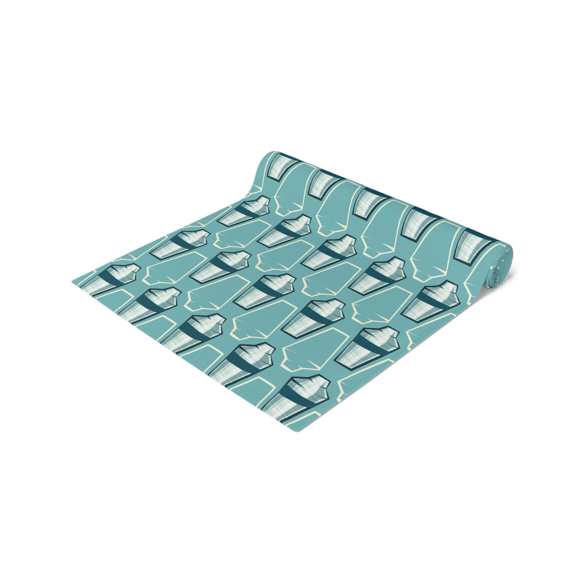 Mid Century Modern Barware Martini Shaker Modern Table Runner - Mid Century Modern Gal