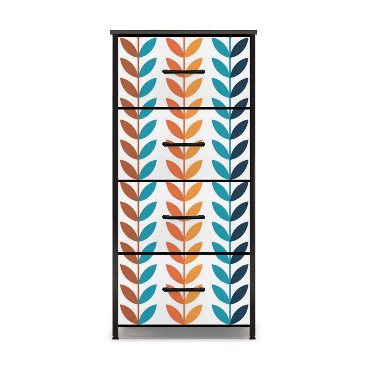 Scandinavian Designed Modern Danish Mid Century Style 4-Drawer Dresser - Mid Century Modern Gal