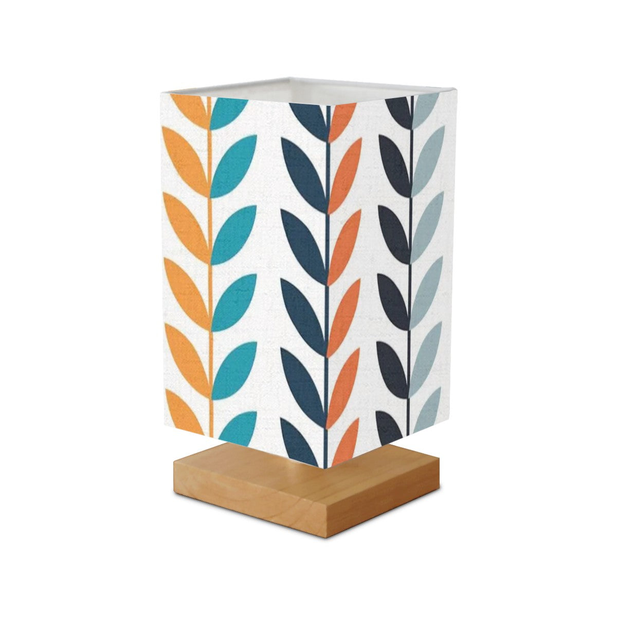 Scandinavian Modern Danish Designed Mid Mod Square Table Lamp - Mid Century Modern Gal