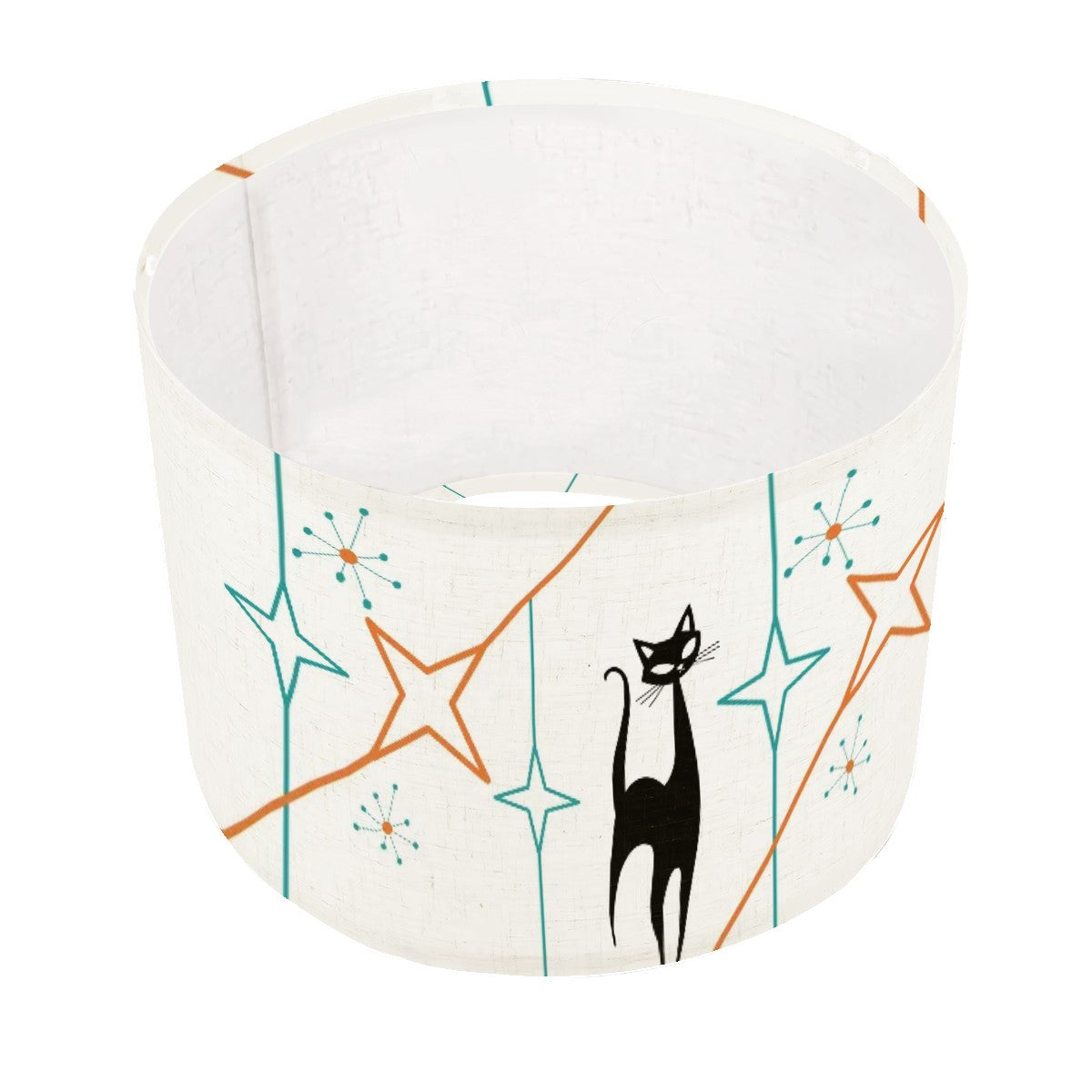 Mid Modernist Atomic Cat Lampshade ONLY With Ring (Made in USA) - Mid Century Modern Gal