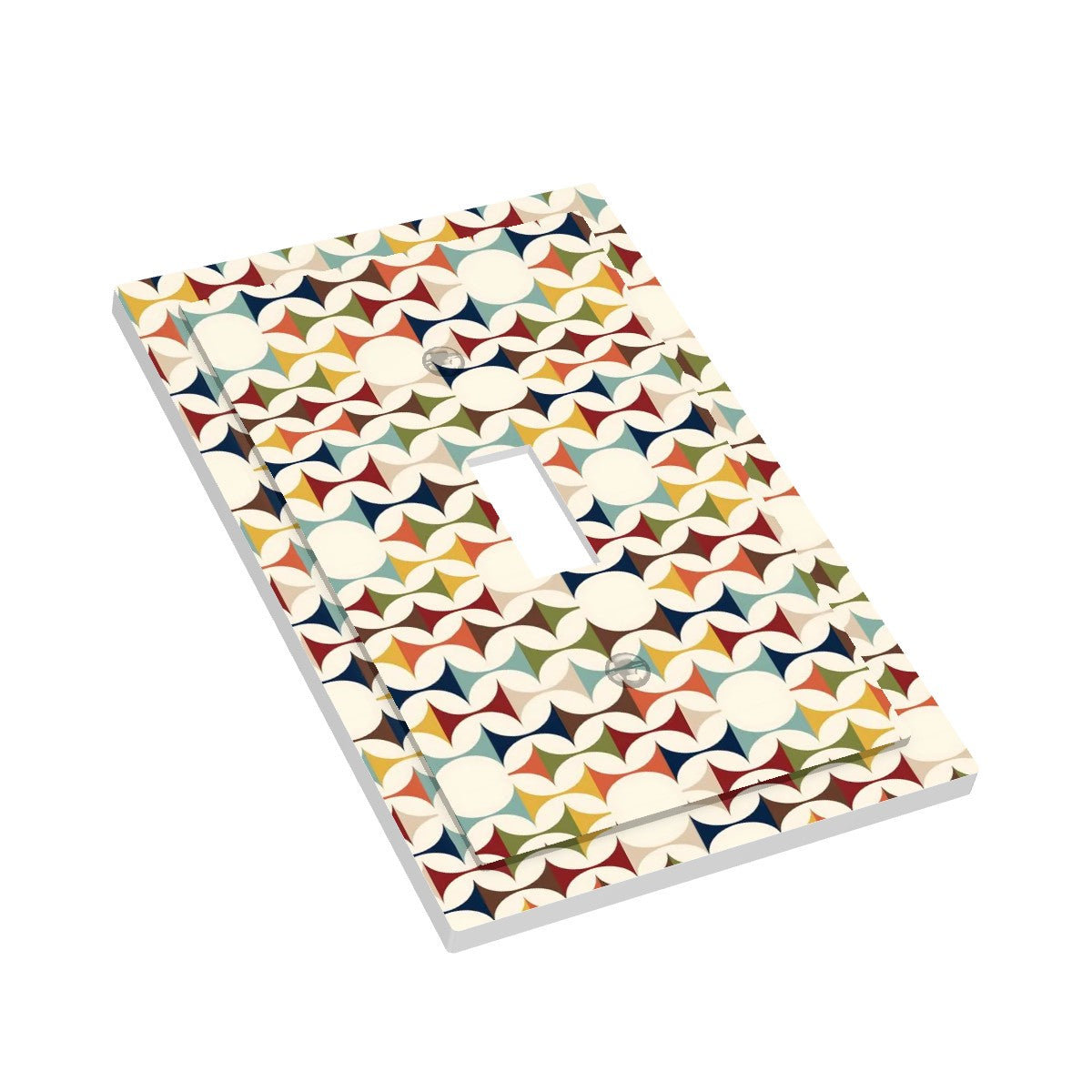 Scandinavian Designed Switch Cover, Modern Danish Modern Switch Cover 1-Gang 1 Toggle - Mid Century Modern Gal