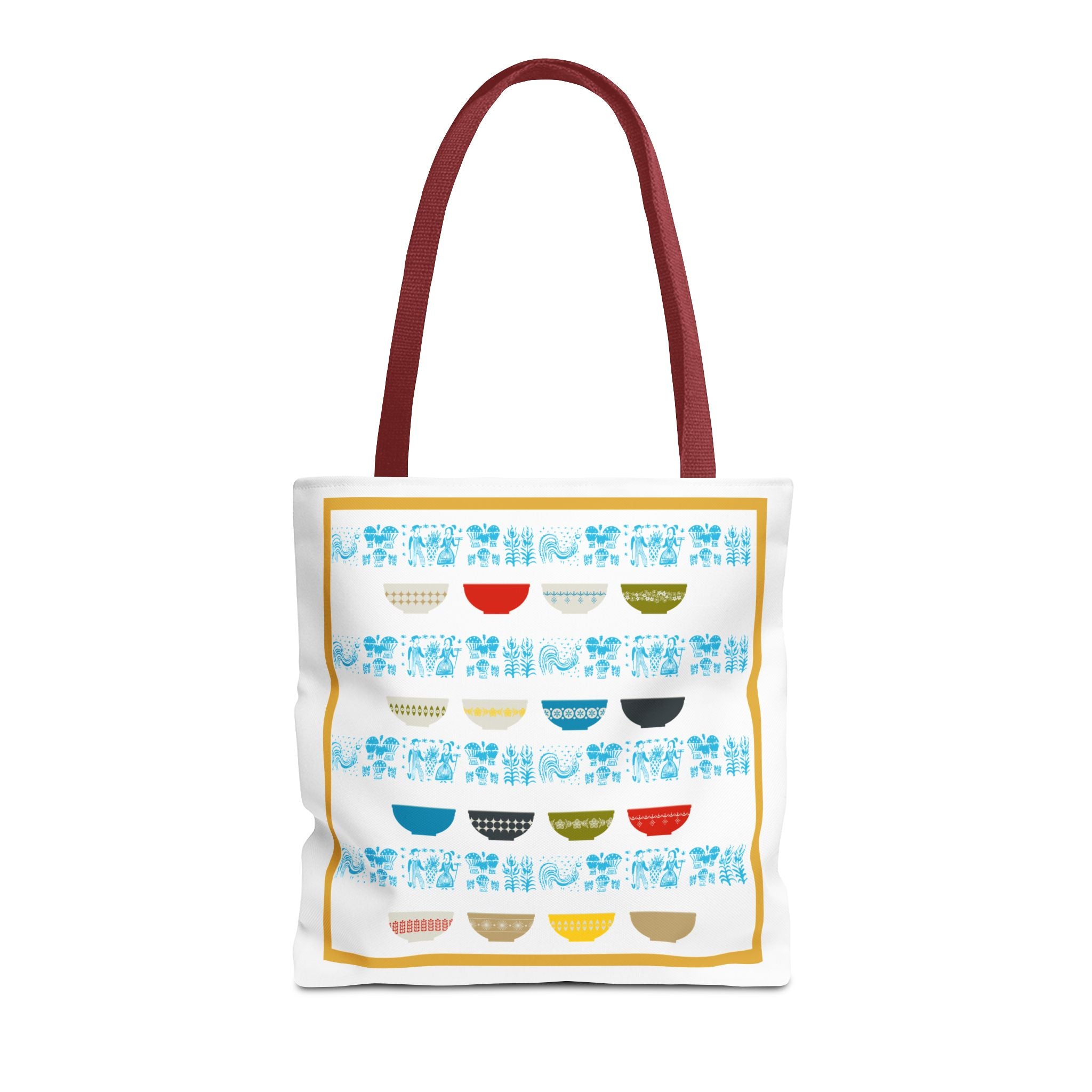 Pyrex Collector, Vintage Pyrex Lover, Kitschy Mod Everyday Tote Bag - Mid Century Modern Gal