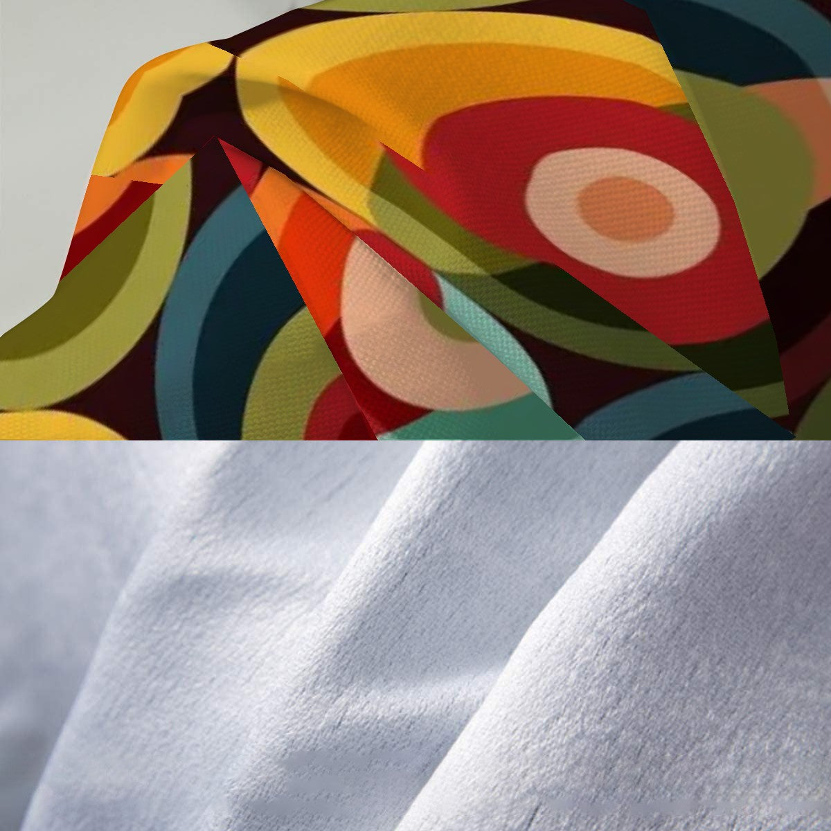 Mid Mod 60s Groovy Orbs Couch Lightweight Covers Blanket - Mid Century Modern Gal