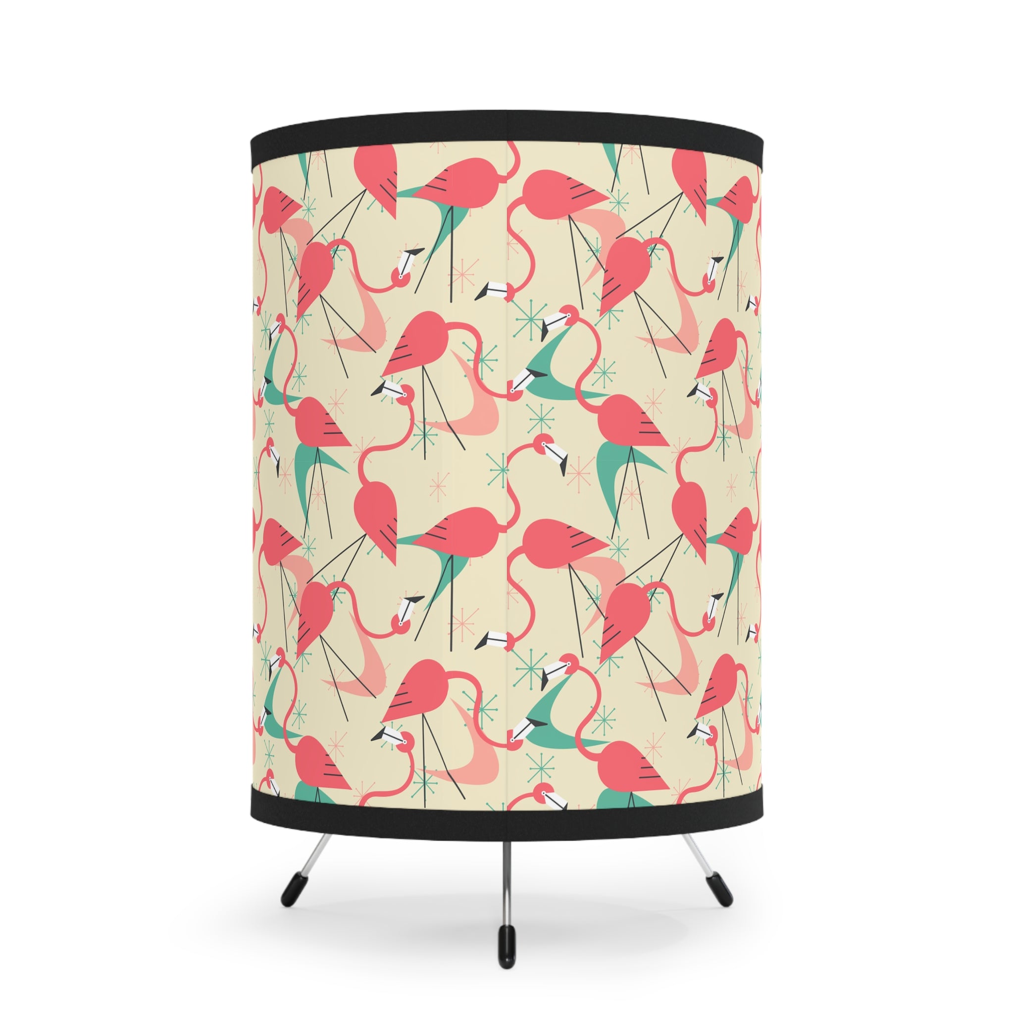 Retro Mid Mod Flamingo Kitschy Quirky Table Lamp - Mid Century Modern Gal