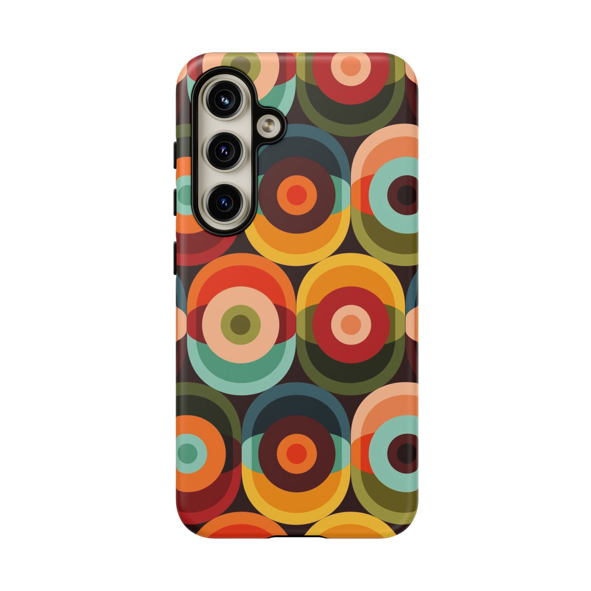 Retro Groovy Space Orb, Funky Fun Tough Phone Case