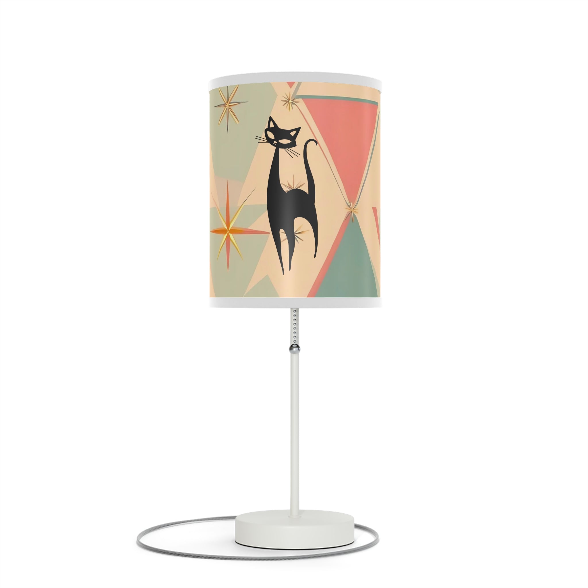 Mid-Century Modern Cat Lamp – Stylish Home Decor for Cat Lovers - Mid Century Modern Gal