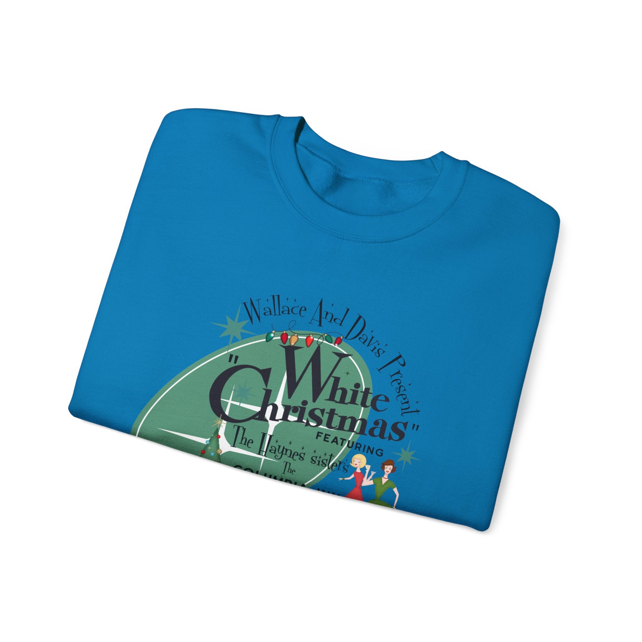 Wallace And Davis 1950s Themed Family Christmas Photo Sweatshirts, Festive Holiday Wear - Mid Century Modern Gal