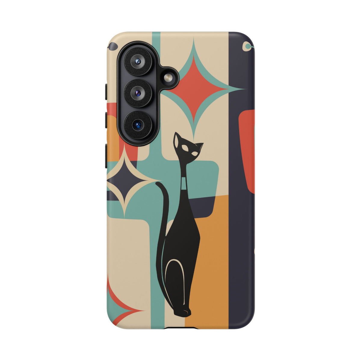 Atomic Cat, Sexton Cat, Mid Mod, Retro Geometric, Starburst Tough Phone Cases