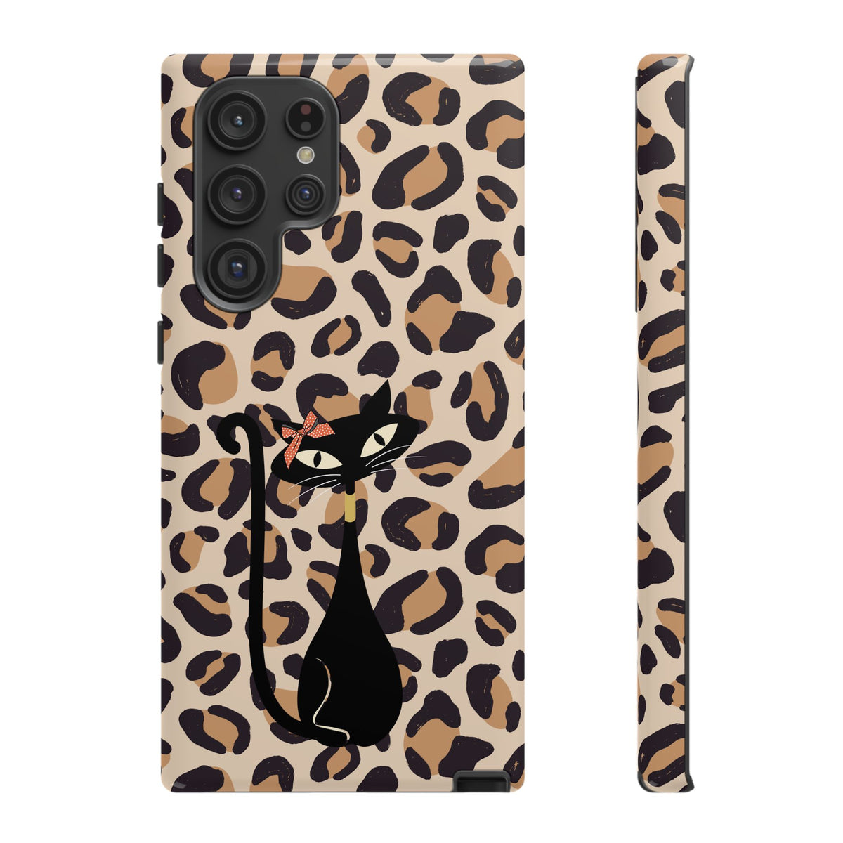 Mid Century Modern 50s Leopard Print, Atomic Cat, Mid Mod Tough Cases - Mid Century Modern Gal