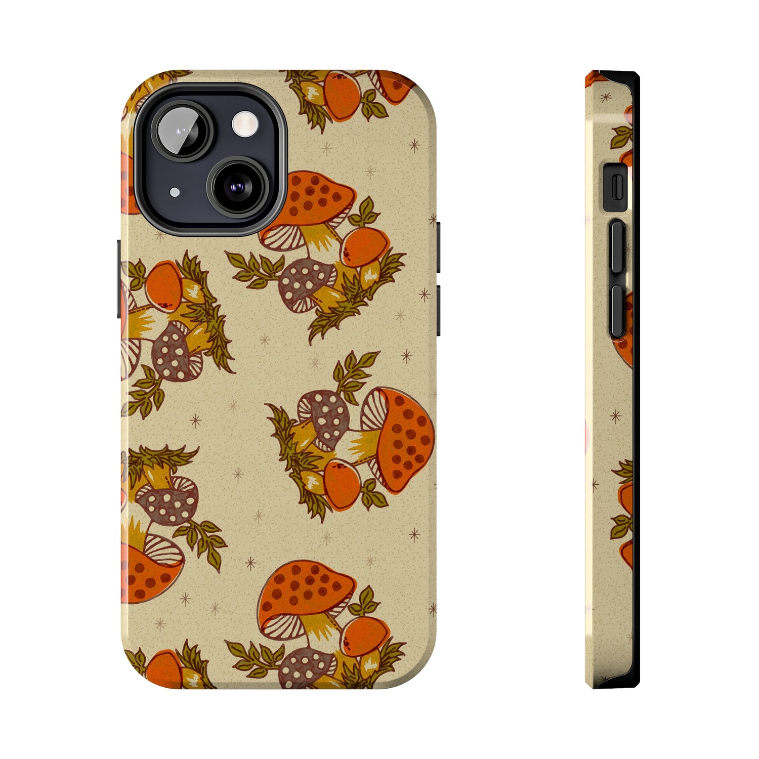 70s Merry Mushroom Groovy Retro Smart Phone Tough Phone Cases