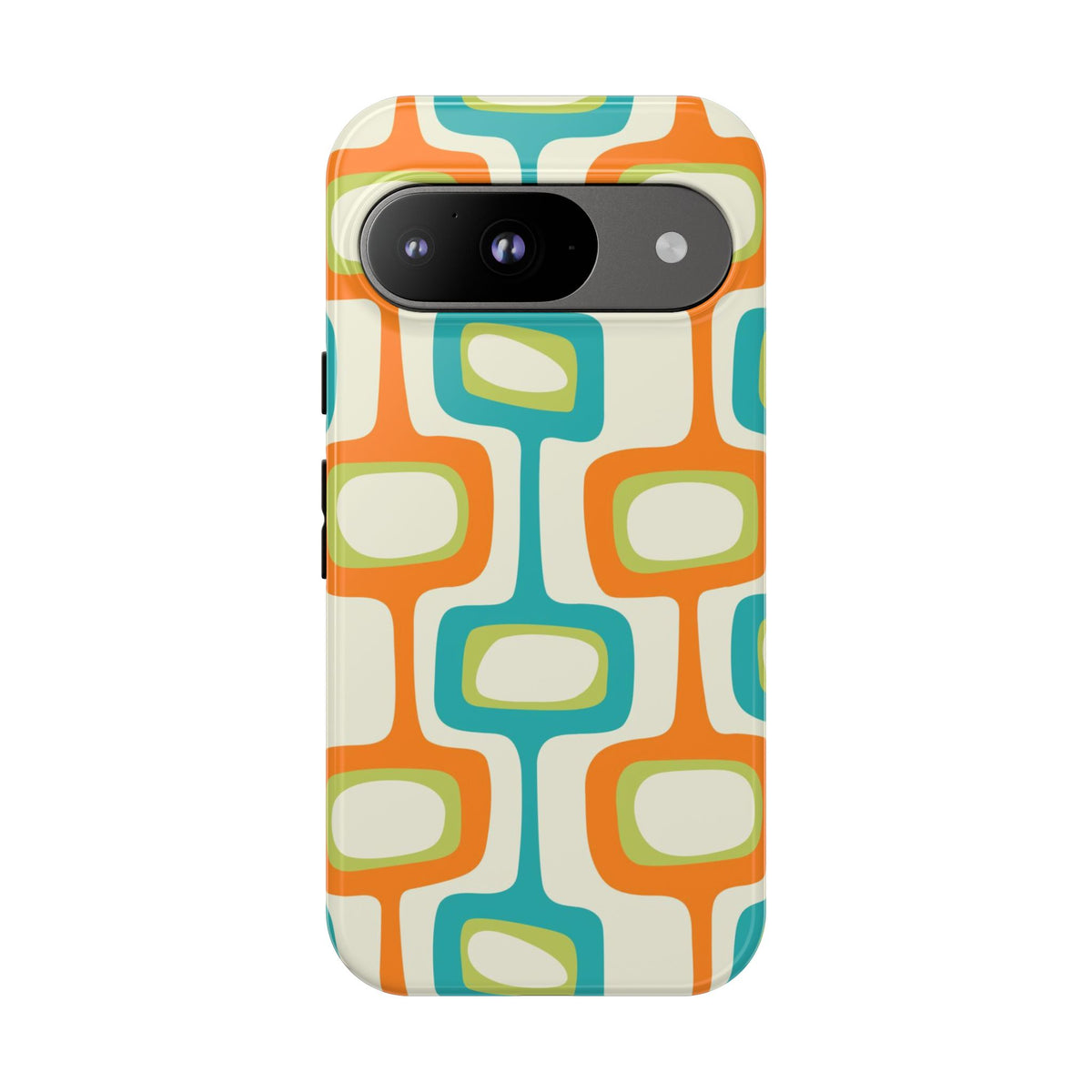 Mid Century Modern Groovy Googie Design, Colorful Smart Phone Tough Cases