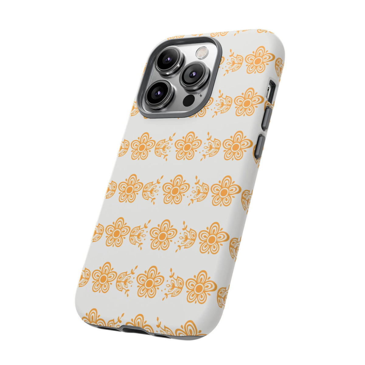 Pyrex Golden Butterfly Floral Phone Case, Tough Cases for Stylish Protection, Gift for Her, Durable, Trendy Floral Design, Cell Phone Cover