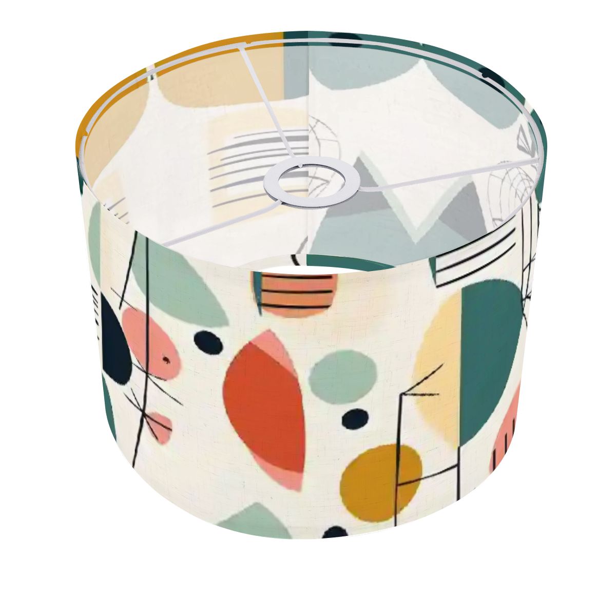 Mid Century Modern Abstract Geometric Mod Design Lamp SHADE ONLY - For Arc Floor Lamps Only - Mid Century Modern Gal