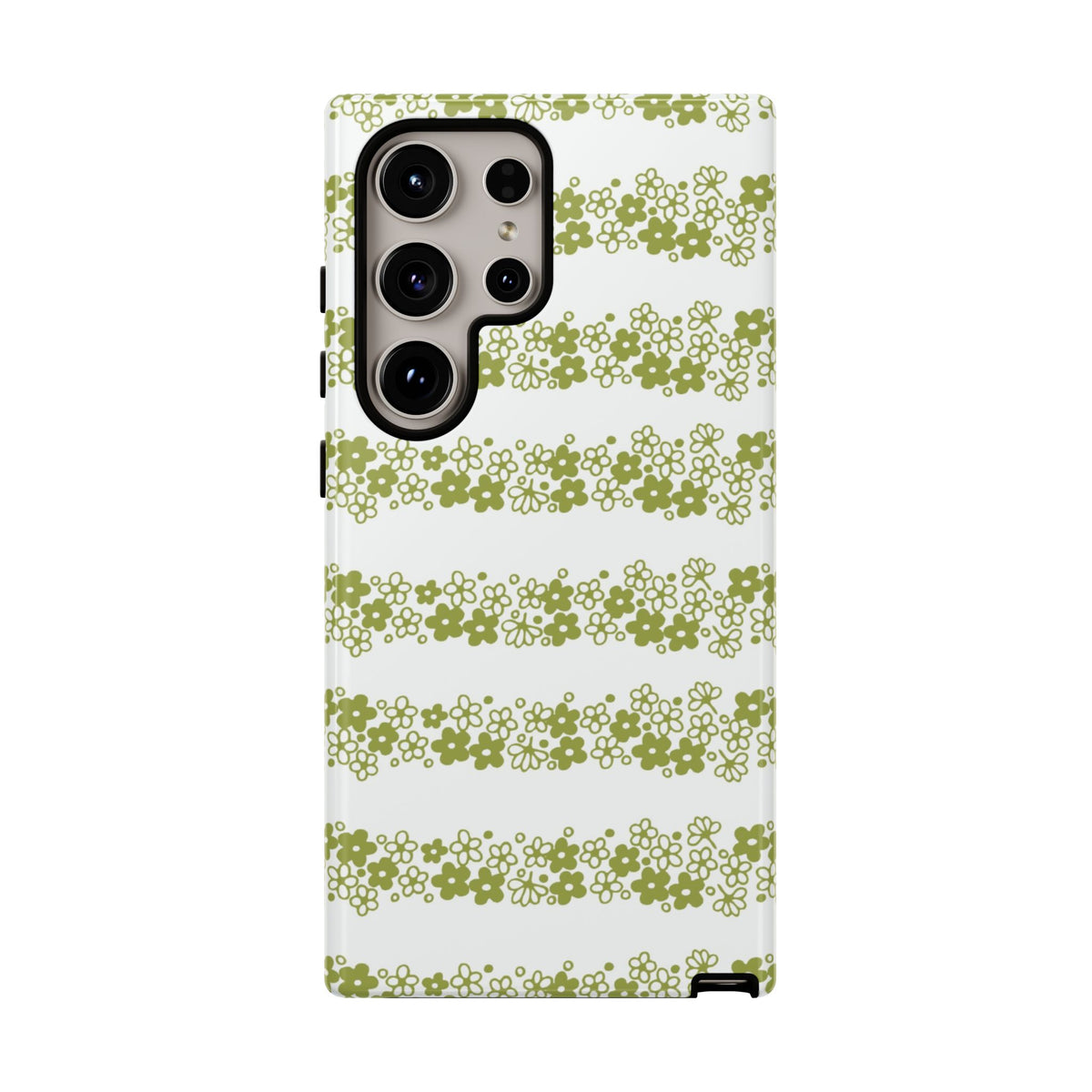Pyrex Crazy Daisy Spring BlossonFloral Phone Case: Tough Cases with Elegant Green Floral Design, Durable Phone Cover