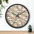 Mid Century Modern Scandinavian Designed, Geometric Retro Colorful Retro Wall Clock - Mid Century Modern Gal